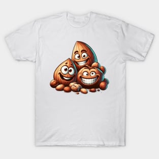 crazy nuts illustration T-Shirt